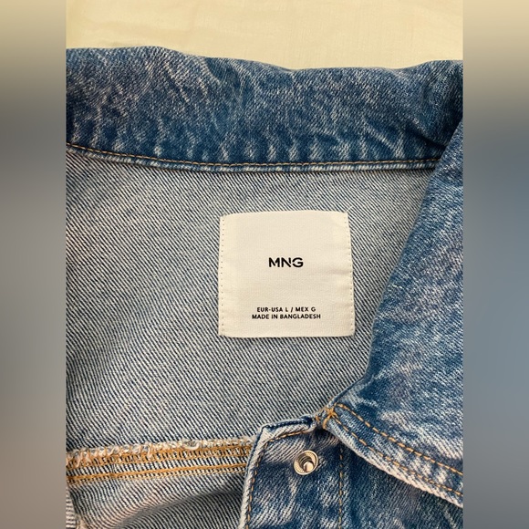 Mango - Cropped Jean Jacket - Picture 2 of 3